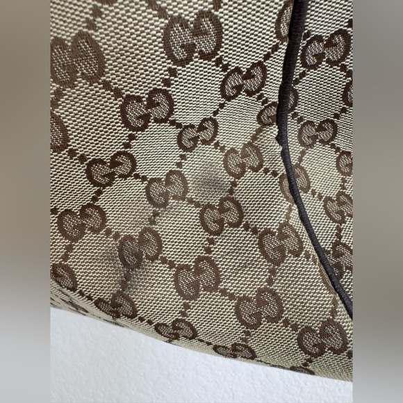 Gucci GG Canvas Monogram Web Collection Duffel Bag Travel Weekender $2500 - Picture 6 of 16